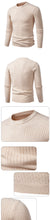 Load image into Gallery viewer, new Mens Crew Neck Sweaters Long Sleeve Lightweight Knit Dress Pullover Sweaters Casual outwear Twist Patterned Cable Sweaters

