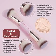 Load image into Gallery viewer, MAANGE 4pcs Basic Makeup Brushes Set With Box Dual-ended Foundations Powder Blush Details for Eyeshadow Brushes Beginner Travel
