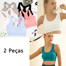 Load image into Gallery viewer, 2 Pieces Women's Gym Tops, Women's Tops, Women's Bra, Sexy Bras, Sports Bras, Academy, Women's Sutians
