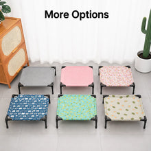 Load image into Gallery viewer, Pet Camping Bed Elevated Bed for Dogs Folding Puppy Camping Bed Cat House Portable Removable Washable Puppy Beds Dog Hammock

