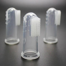 Load image into Gallery viewer, Super Soft Pet Finger Toothbrush Teddy Dog Brush Bad Breath Tartar Teeth Care Tool Dog Cat Cleaning Silicagel Pet Supplies
