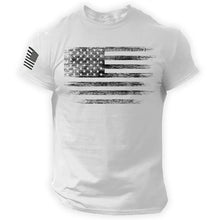Load image into Gallery viewer, Gym Men's T Shirt For Men 3d Print USA Flag T-shirts Casual Oversized Short-sleeved Tees Summer Sportswear Tops Men Clothing
