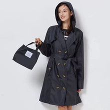 Load image into Gallery viewer, Fashion Women Thin Raincoat Poncho Ladies Waterproof Long Slim Raincoats Adults Outdoor Hiking  Windproof Rain Coat With Belt
