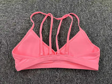 Load image into Gallery viewer, New Sports Bra Women Gym Yoga Sport Bra Bralette Mujer Brassiere Sport FemWhite Blue Navy Workout Top Red Pink

