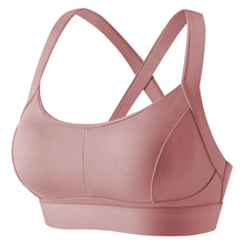 Load image into Gallery viewer, Women High Impact Sports Bra Criss Cross Back Padded Bra Workout Fitness Sports Yoga Bras Shockproof Sport Crop Top Vest
