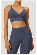Load image into Gallery viewer, HBC Seamless Sports Bras for Women Fitness Yoga Bras With Removable Pads Adjustable Straps Gym Vest Top Bra Running Crop Top
