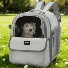 Load image into Gallery viewer, Large Capacity Breathable Mesh Portable Foldable Pet Carrier Backpack for Dog and Cat Outdoor Travel Camping Hiking Supplies
