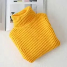 Load image into Gallery viewer, New Sweater Kids Sweaters Autumn Girls Turtleneck Sweaters 1-9Yrs Baby Boys Pullover Winter Knitted Bottoming Boys Sweaters
