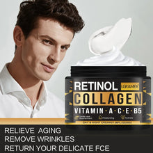 Load image into Gallery viewer, Men's Retinol Collagen Face Cream Skincare Moisturizing Brightening Hydrating Smooth Wrinkles Firming Facial Men Skin Care
