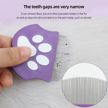 Load image into Gallery viewer, Pet Grooming Comb - Flea Comb for Cats &amp; Dogs, Curved Design for Face &amp; Body, Mini Detangling Brush for Pets
