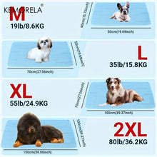 Load image into Gallery viewer, 2025 Upgraded Ice-Cool Summer Pet Cooling Mat and Bed Sweat-Absorbent Fabric Available in 4 Sizes for Small Medium and Large Pet
