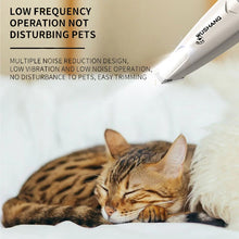 Load image into Gallery viewer, Pet Dog Electric Groomer Trimmer with LED Light Waterproof Pet Foot Hair Trimmer Low Noise Cat Dog Face Foot Ear Hip Paw Shaver
