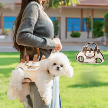 Load image into Gallery viewer, Everyday Travel Carrier for Pet Convertible Shoulder/Hand Bag with Harness Clip Comfortable and Portable for Vet Visits Shopping
