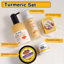 Load image into Gallery viewer, Organic Turmeric Brightening Skincare Set
