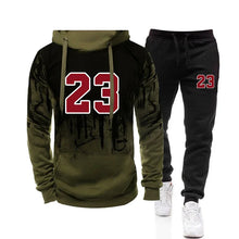 Load image into Gallery viewer, Mens Tracksuit Sports Printed Single Piece Sweatshirt Sweatpants Daily Jogging Mens Clothing Casual Splash-ink Hoodie Pants 2025
