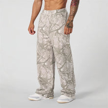 Load image into Gallery viewer, New Jogger Straight Trendy Fitness Pants Men's Camouflage Wide Leg Pants Breathable Running Sweatpants Loose Men Trousers
