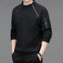 Load image into Gallery viewer, Men's Sweatshirs Spring Fall Long-sleeved T-shirt Top Loose Trend Round Neck Bottoming Shirt Lightweight Casual Sports

