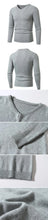 Load image into Gallery viewer, Men’s V-Neck Smart Casual Knit Pullover
