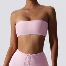 Load image into Gallery viewer, Sports Bra Sport Top Woman Gym Underwear Strapless Bustier Breathable Elastic Workout Tops Fitness Training Brassiere Yoga Bras
