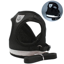 Load image into Gallery viewer, Cat Harness Lead Leash Set Adjustable Reflective Escape Proof Pet Mesh Vest Harness Puppy Dog Collar Small Dog Cat Pet Supplies
