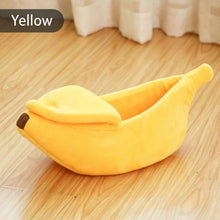 Load image into Gallery viewer, Banana Cat Bed House Funny Cute Cozy Cat Mat Beds Warm Durable Portable Pet Basket Kennel Dog Cushion Cat Pet Supplies ﻿
