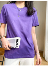 Load image into Gallery viewer, Loose Cotton Summer Tee Women
