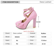 Load image into Gallery viewer, Glossy Mary Jane Chunky Heels
