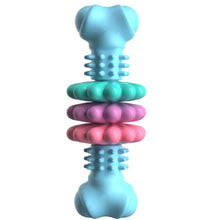 Load image into Gallery viewer, Dog Teething Toy Chew Stick Bite Resistant Fun Leak Proof Food Toy Pet Teether Cleaner Stick
