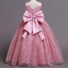 Load image into Gallery viewer, Elegant Mesh Bow Party Dress
