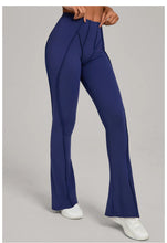 Load image into Gallery viewer, Gym Workout Women's Wide-Leg Tight-Fitting Hip-Lifting Yoga Flared Pants Dance High-Waist Flared Casual Outdoors Sports Trousers
