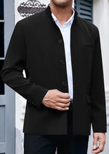 Load image into Gallery viewer, Men’s Lightweight Stand-Collar Casual Blazer
