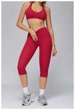Load image into Gallery viewer, Yoga Set 2PCS Women Sportswear Workout Clothes Seamless Athletic Wear Gym Legging Fitness Bra Crop Top Long Sleeve Sports Suits
