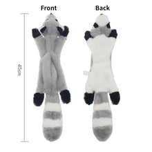 Load image into Gallery viewer, Funny Simulated Animal No Stuffing Dog Toy with Squeakers Durable Stuffingless Plush Squeaky Dog Chew Toy Crinkle Pet Squeak Toy

