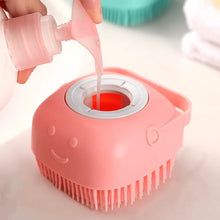Load image into Gallery viewer, Soap Dispenser Silicone Massage Brush
