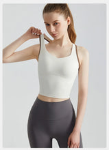 Load image into Gallery viewer, Sports Bra for Women, Shock-absorbing High-strength Breast Pad Integrated External Fitness Vest for Women
