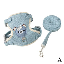Load image into Gallery viewer, Lovely Small Pet Vest Chest Strap Dog Leash Traction Rope Walking Dog Cat Bunny Vest Harness Poodle Collar Leash Dog Accessories
