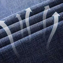 Load image into Gallery viewer, 2025 New Men Fashion Loose Straight Elasticity Jeans Male Wear-resistant Slim Fit Denim Pants Smart Casual Dark Gray Trousers
