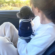 Load image into Gallery viewer, Cute Embroidered Pet Baseball Jackets Dog Clothes For Small Medium Cat Teddy Coat Puppy Spring Clothes Warm Fashion Pet Outfit
