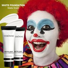 Load image into Gallery viewer, Halloween Pure White Makeup Foundation Mixable Pure White Foundation Adjuster Concealer Face Paint Makeup Clown COS Carnival
