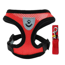Load image into Gallery viewer, Pet Leash Undershirt Harnesses Mesh Breathable Adjustable Easy Control Reflective Undersh Medium Pet Accesrt Dog Harness Collar
