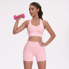 Load image into Gallery viewer, Beautiful Back Sports Bras For Women Seamless Adjustable Strap Shockproof Elastic Fitness Athletic Brassiere Slim Yoga Top
