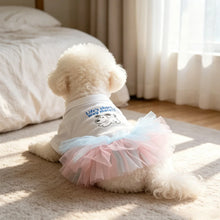 Load image into Gallery viewer, 1pc  Pet Dress Adorable Printed Design Pet Apparel Dog Cat Dress Fit for  Bichon Teddy Puppy Kitten Daily Outing Dress
