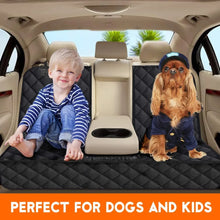 Load image into Gallery viewer, Dog Car Rear Seat Protective Cover Waterproof Dirt Resistant Pet Seat Cover Black Shoulder Strap Hammock Pet Travel Mattress
