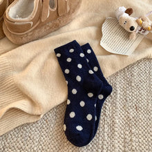 Load image into Gallery viewer, Polka Velvet Winter Socks
