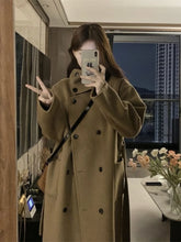 Load image into Gallery viewer, Sweet Double-Breasted Wool Coat
