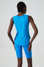 Load image into Gallery viewer, Yoga Sport Top Women Gym T Shirt Workout Clothing Wear Loose Cover Hip Shirt Quick Dry Vest Cropped Blouse Cool Tank Tops
