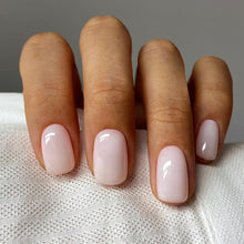 Load image into Gallery viewer, 24Pcs/Set Wearable False Nails for Girls Women Removable Solid Color Short Fake Nails Art Finished Simple White Press on Nail
