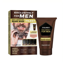 Load image into Gallery viewer, Beard Lotion Foam Rich Deep Cleaning Nourish Beard Remove Dirt Excess Grease Men Soft Beard Healthy Shine Strengthen Beard Roots
