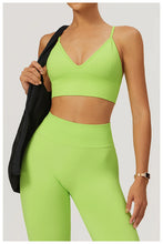 Load image into Gallery viewer, HBC Seamless Sports Bras for Women Fitness Yoga Bras With Removable Pads Adjustable Straps Gym Vest Top Bra Running Crop Top
