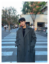 Load image into Gallery viewer, Winter Woolen Long Trench Coat
